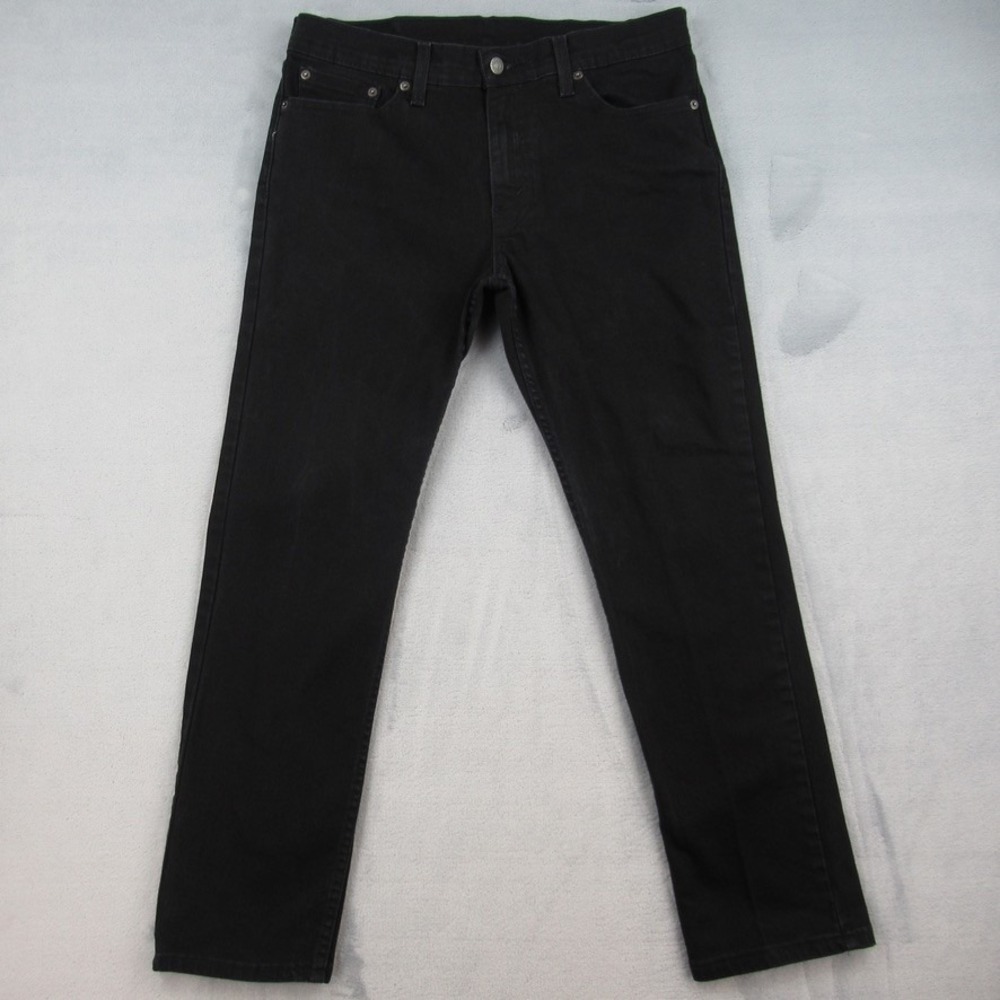 Levis 511 Mens Black Slim Fit Denim Jeans 33x30 04511-1907 Waterless